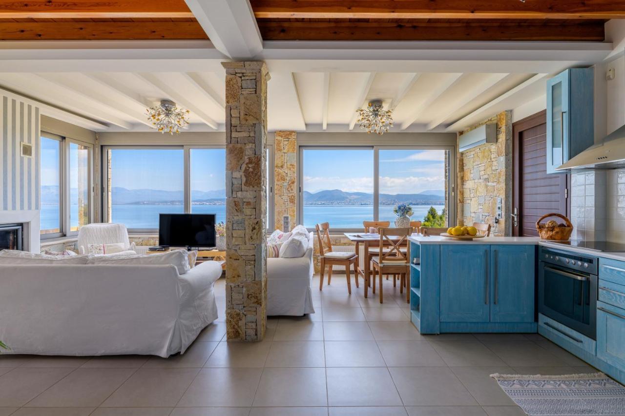 Crystal Beach Villa Chalkís Extérieur photo