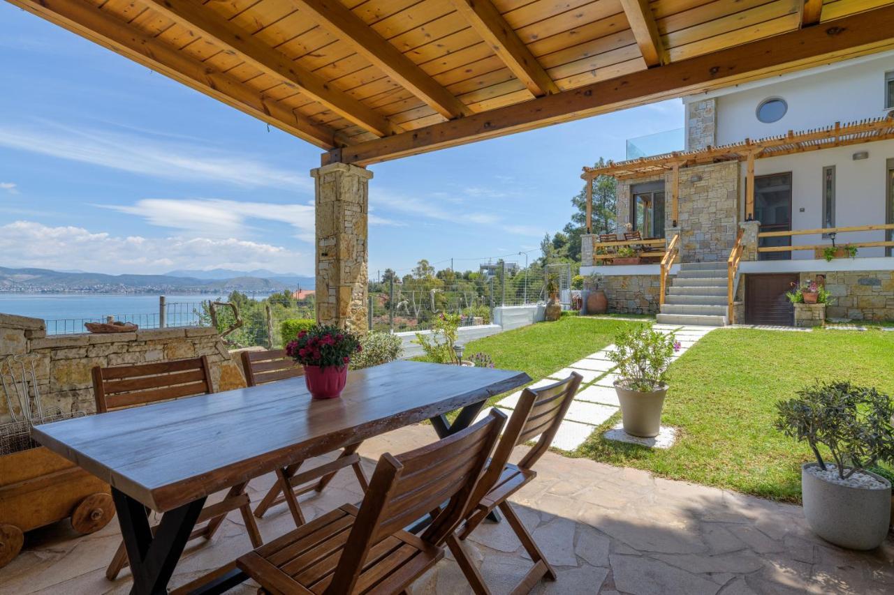 Crystal Beach Villa Chalkís Extérieur photo