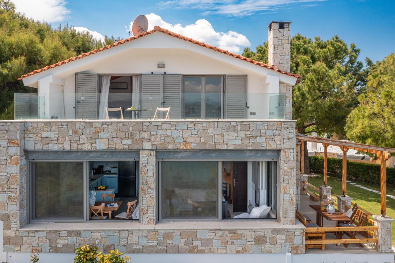 Crystal Beach Villa Chalkís Extérieur photo