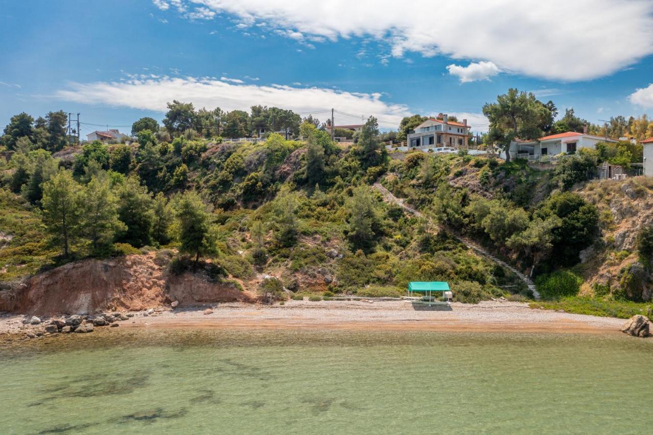 Crystal Beach Villa Chalkís Extérieur photo
