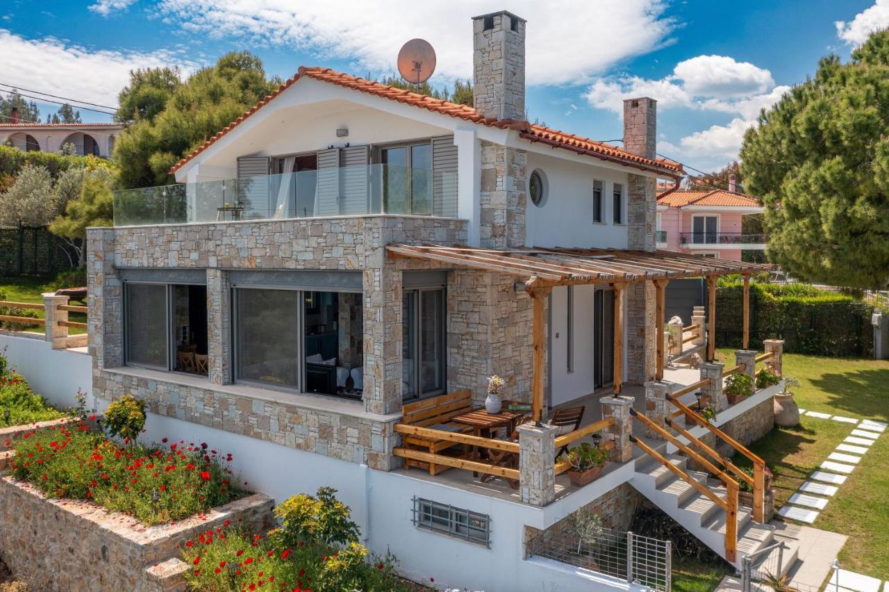 Crystal Beach Villa Chalkís Extérieur photo