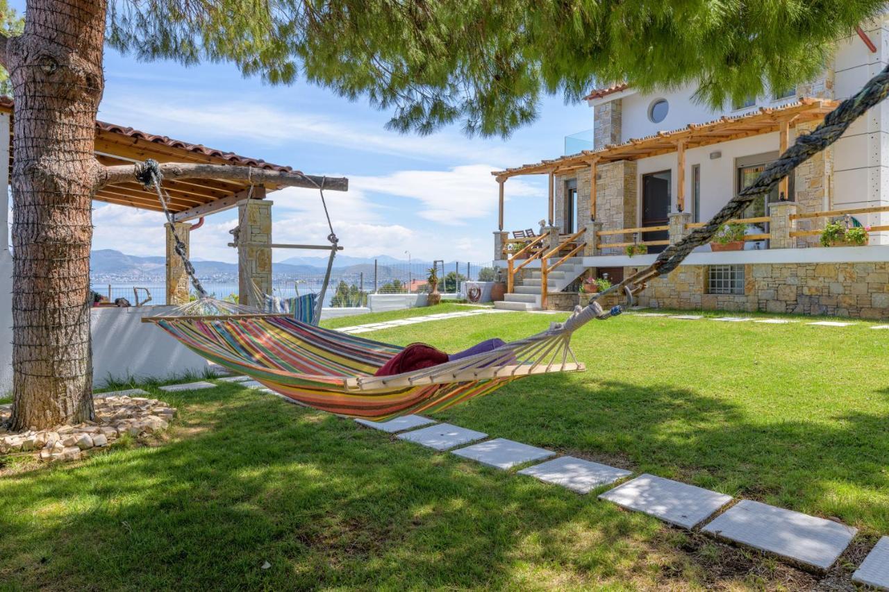 Crystal Beach Villa Chalkís Extérieur photo