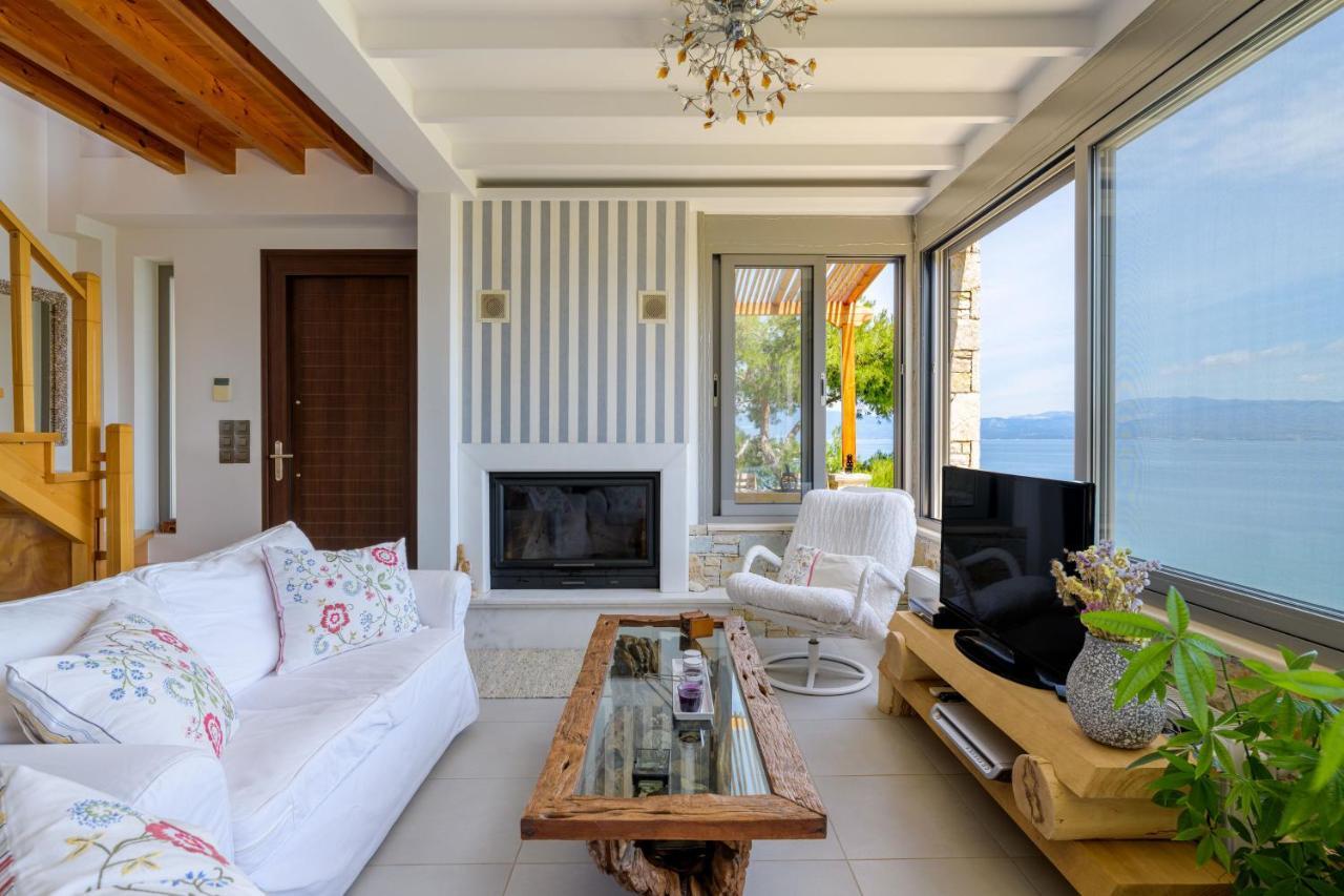 Crystal Beach Villa Chalkís Extérieur photo