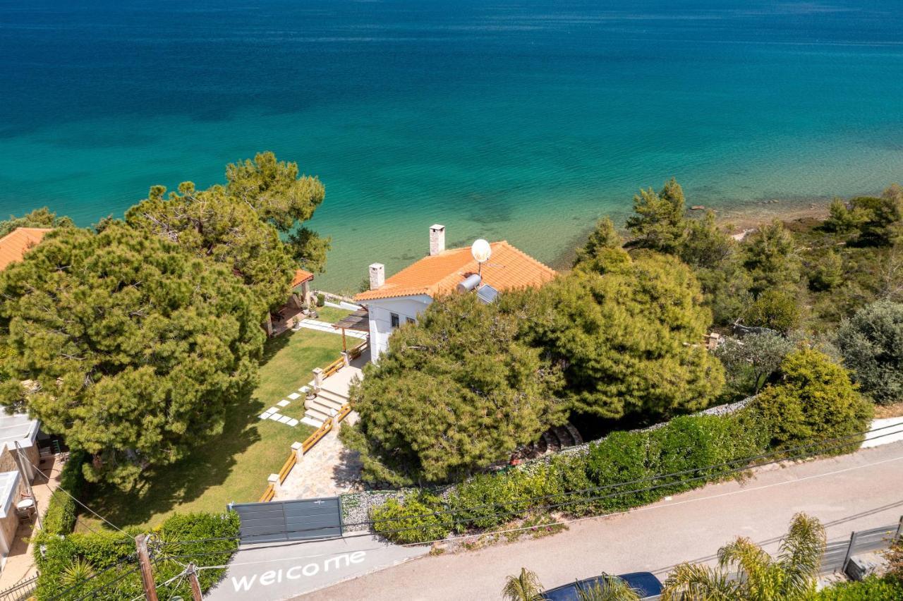 Crystal Beach Villa Chalkís Extérieur photo